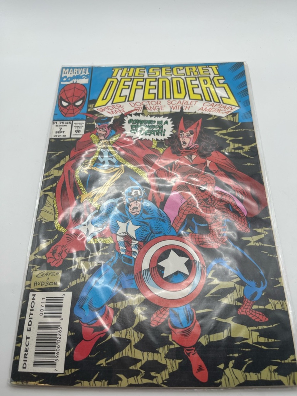 Marvel The Secret Defenders Comic Book - Blue, Red, Black
